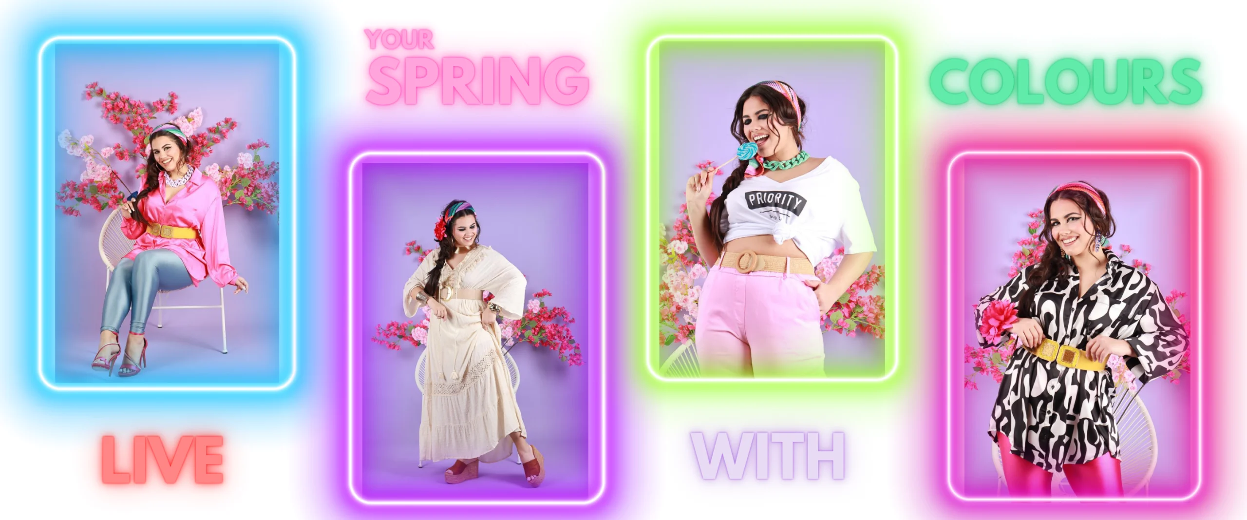 LIVE YOUR SPRING WITH COLOURS